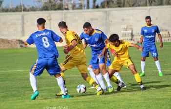 جانب من مباراة سابقة لشباب جباليا والنصيرات