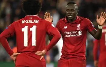 ساديو ماني ومحمد  صلاح