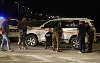 من مكان عملية إطلاق النار في أريحا اليوم