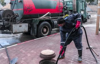 مشاريع الصرف الصحي في غزة