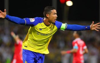 شاهد: سوبر هاتريك رونالدو في مباراة النصر والوحدة