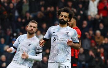 بورنموث يصعق ليفربول ومحمد صلاح يهدر ركلة جزاء