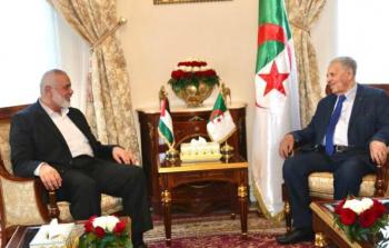هنية يصل الجزائر ويلتقي رئيس مجلس الأمة