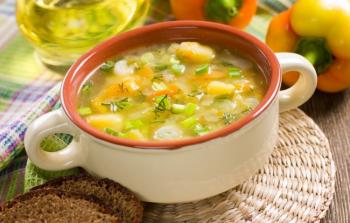 شوربة الخضار بالشوفان