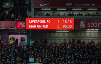 ليفربول يذل مانشستر يونايتد بسباعية تاريخية بالدوري الإنجليزي