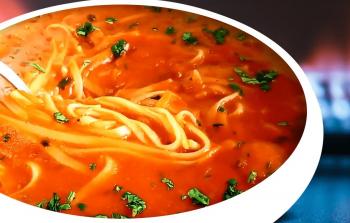 شوربة الشعيرية بالبندورة