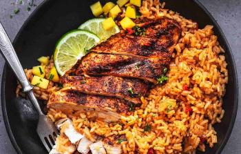 دجاج مع الأرز