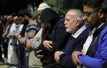 معتكفون في المسجد الأقصى
