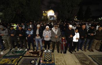 المعتكفون في الأقصى- أرشيف