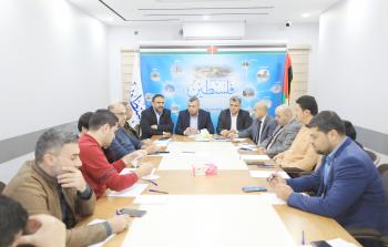 لقاء صحفي حول أزمة الكهرباء في قطاع غزة