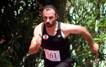 العدّاء اللبناني مازن شريم
