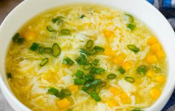 شوربة الذرة بالبصل الا