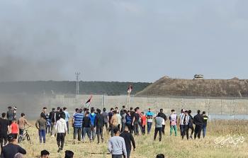 مسيرة جماهيرية شرق غزة احتجاجاً على مسيرة الأعلام الاحتلالية في القدس المحتلة