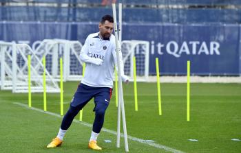 ميسي يعود لتدريبات باريس سان جيرمان بعد قرار إيقافه