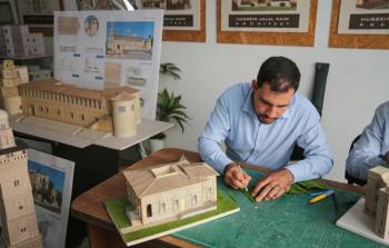 النمذجة المعمارية.. مجسمات تروي تاريخ مبانٍ أثرية فلسطينية