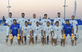 منتخب الشواطئ يتأهل لدور الثمانية من كأس العرب