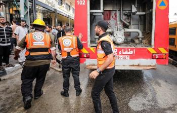 فِرق الدفاع المدني بغزة