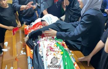 جانب من وداع الشهيد أحمد طه