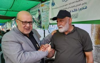 الدعليس في زياة لبيت عزاء الشرطي خالد مصلح