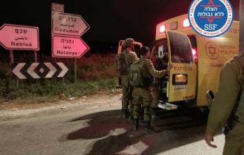  إصابة مستوطن في عملية إطلاق نار شمال نابلس