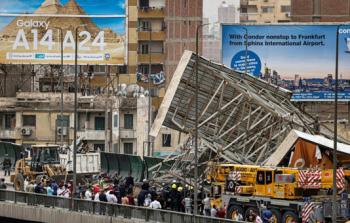 قتيل بسقوط لوحة اعلانات في مصر جراء عاصفة رملية