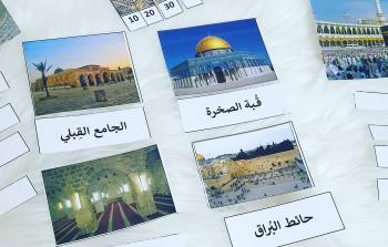 بطاقات التعرّف إلى معالم المسجد الأقصى