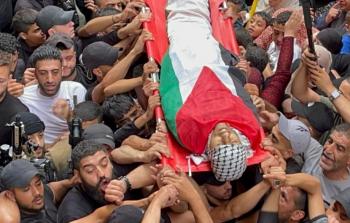 تشييع جثمان الشهيد فارس حشاش