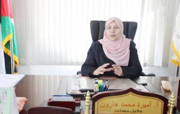 وكيلة وزارة شؤون المرأة أميرة هارون - أرشيف
