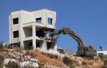 الاحتلال ينفذ 38 عملية هدم في الضفة والقدس خلال الأسبوعين الماضيين