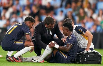 ريال مدريد يكشف عن مدة غياب فينيسيوس