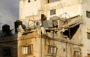 تفجير منزل الشهيد خروشة