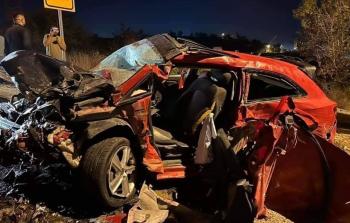 حادث سير في الضفة (أرشيفية)