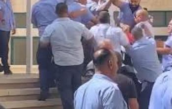 قمع أمن النجاح وأجهزة السلطة اعتصام سابق لطلبة الكتلة الاسلامية في جامعة النجاح