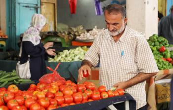 سوق الخضار والفاكهة في غزة