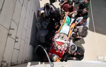 الجماهير تُشيع جثمان شهيد اعتداء المستوطنين في برقة قصي معطان