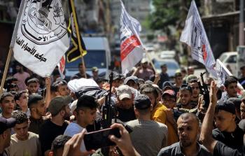 تشييع جثمان الشهيد 