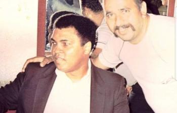 شحادة ادكيدك مع الملاكم العالمي محمد علي كلاي