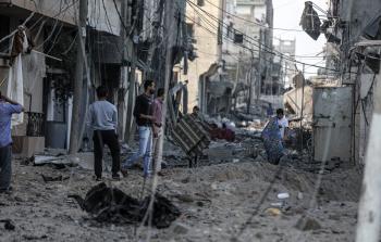 أثار القصف الإسرائيلي في غزة