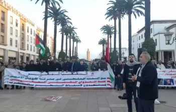 آلاف المغاربة يشاركون في وقفات تضامنية مع غزة