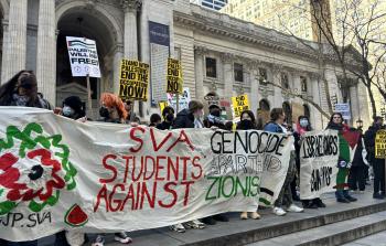 تظاهرة في نيويورك تنديدا باستمرار الإبادة الجماعية في غزة