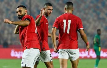 محمد صلاح يحتفي بتسجيل هدف في مرمى المنتخب الموريتاني