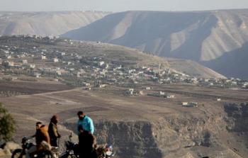 مشهد عام لقرى في ريف درعا جنوبي سورية