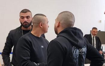 من جلسة محاكمة الشابين حماد ومجيد في محكمة الاحتلال اليوم الإثنين