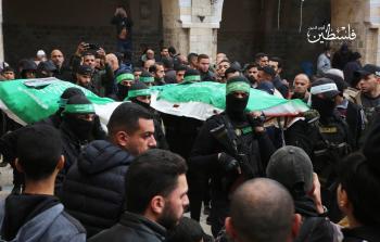 في جنازة مهيبة... غزَّة تشييع جثماني القياديَّين بحماس روحيّ مشتهًى وساميّ عودةً بغزَّة