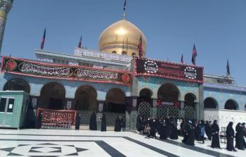 جانب من مقام السيدة زينت في العاصمة دمشق