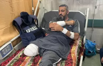 الصَّحفي الجريح سامي شحادة