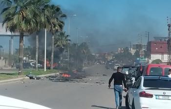 مسيّرة إسرائيلية تستهدف سيارة في مدينة صيدا جنوبي لبنان