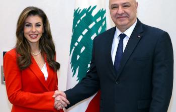 الرئيس اللبناني ونائبة مبعوث ترامب للشرق الأوسط