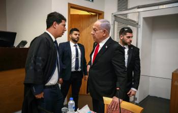 نتنياهو في قاعة المحكمة