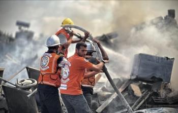 الدّفاع المدني يعلنُ استشهاد أحد عناصره في غارةٍ صهيونية على غزَّة